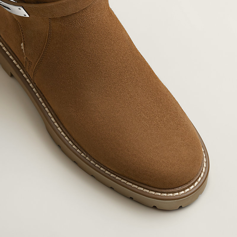 Jeff ankle boot - Brown | Hermès Canada